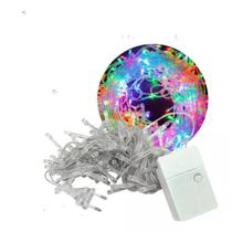 2 Pisca Pisca Natal 100 Lâmpadas Colorida LED 8 Funções 127v 2 Pisca Pisca Natal 100 Lâmpadas Colorida LED 8 Funções 127v