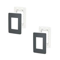 2 Placa/Espelho Stellar Black 4x2 S730103294 Orion Schneider 2 Placa/Espelho Stellar Black 4x2 S730103294 Orion Schneider