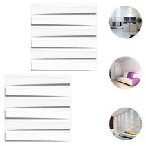 2 Placas 3D PVC Decoração Revestimento de Parede 50x50cm 2 Placas 3D PVC Decoração Revestimento de Parede 50x50cm