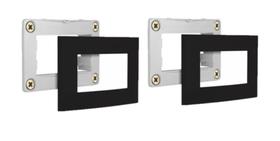 2 Placas com Suporte para Móveis 65x45 Ebony Clean Margirius 15748