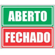 2 Placas Em Poliestileno Autoadesiva 10x30cm Aberto E Fechado 250 Cf Sinalize Placa 10x30 Polie 2 Placas Em Poliestileno Autoadesiva 10x30cm Aberto E Fechado 250 Cf Sinalize Placa 10x30 Polie