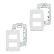 2 Placas Espelhos 4x2 2 mód. Branco Legrand Pial Plus 618506 2 Placas Espelhos 4x2 2 mód. Branco Legrand Pial Plus 618506