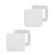 2 Placas Espelhos 4x4 Cego Branco Legrand Pial Plus 618510 2 Placas Espelhos 4x4 Cego Branco Legrand Pial Plus 618510