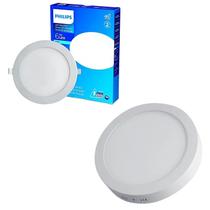 2 Plafon Led 6w Embutir Philips 3000k IP20 Redondo 400lm 2 Plafon Led 6w Embutir Philips 3000k IP20 Redondo 400lm