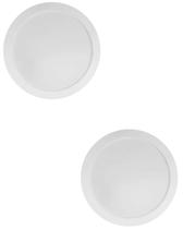 2 Plafon LED Ourolux 24W Branca Quente Embutir 2 Plafon LED Ourolux 24W Branca Quente Embutir