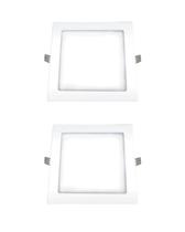 2 Plafon Ourolux Embutir 18w Biv 2700k Quadrado 2 Plafon Ourolux Embutir 18w Biv 2700k Quadrado
