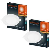 2 Plafons Led De Embutir Redondo Biv 12W 3000k Ledvance 2 Plafons Led De Embutir Redondo Biv 12W 3000k Ledvance