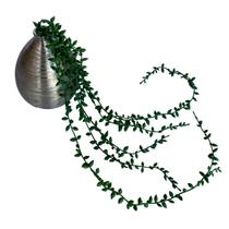 2 Planta Artificial Pendente com Folhagem Realistas para Jardim Pendente do Rosário de Silicone