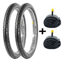 2 Pneus Cargueira Pirelli 20x2x1.3/4 + 2 Câmaras Bico Grosso