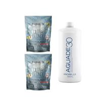 2 Po Descolorante Probelle 300G Perolado+Agua Ox 900Ml 30Vl