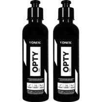 2- Polidor De Vidros Opty 240ml Tira Risco Para-brisa Vonixx