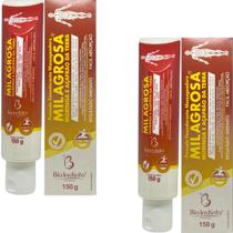 2 Pomada Desodorante Massageadora Bio Instinto Milagrosa Moringa e Açafrão da Terra Bisnaga 150g 2 Pomada Desodorante Massageadora Bio Instinto Milagrosa Moringa e Açafrão da Terra Bisnaga 150g