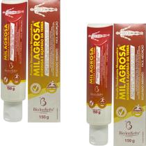 2 Pomada Desodorante Massageadora Bio Instinto Milagrosa Moringa e Açafrão da Terra Bisnaga 150g 2 Pomada Desodorante Massageadora Bio Instinto Milagrosa Moringa e Açafrão da Terra Bisnaga 150g