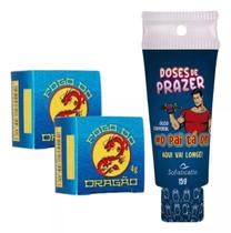 2 Pomada Fogo do Dragão Ginseng + Doses de Prazer pai tá on 2 Pomada Fogo do Dragão Ginseng + Doses de Prazer pai tá on