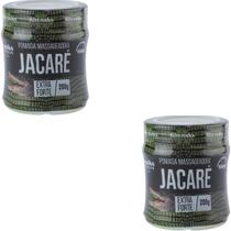2 Pomada Massageadora Rhenukus Jacaré Pote 200g