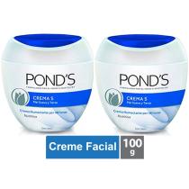 2 Ponds Azul Creme Facial S Hidratante Importado 100g - Pond's