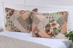 2 Porta Travesseiro Avuls Matelado Patchwork 70X50 patckwork 2 Porta Travesseiro Avuls Matelado Patchwork 70X50 patckwork