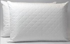 2 Porta Travesseiro Impermeável 70 x 50 cm Cor: Branco