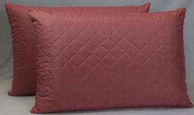2 Porta Travesseiro Impermeável 70 x 50 cm Cor: Rose