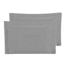 2 Porta Travesseiros Matelado Ultrassônico Sofisticata 70cmx50cm 2 Porta Travesseiros Matelado Ultrassônico Sofisticata 70cmx50cm