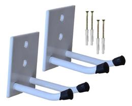 2 Porta Vassoura Rodo De Parede Gancho Organizador 7Cm 2 Porta Vassoura Rodo De Parede Gancho Organizador 7Cm