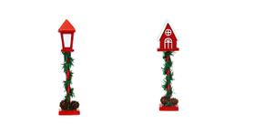 2 Postes Enfeites de Natal Decoração Natalina 18cm