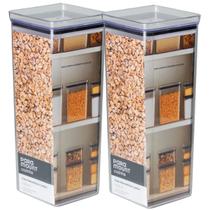 2 Pote Hermético Multiuso Lumini Quadrado Paramount 3500 ml 2 Pote Hermético Multiuso Lumini Quadrado Paramount 3500 ml