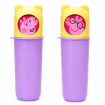 2 Pote Multiuso Peppa Infantil Estojo Guardar Pasta Escova Lápis e Objetos 2 Pote Multiuso Peppa Infantil Estojo Guardar Pasta Escova Lápis e Objetos