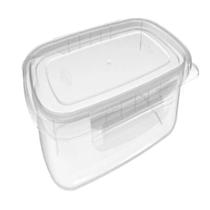 2 Pote Raso Grande C/ Trava 1,1 Lt Alimento Marmita BPA FREE