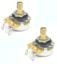 2 Potenciômetro CTS A250 S Short LOG 250k haste curta guitar 2 Potenciômetro CTS A250 S Short LOG 250k haste curta guitar