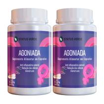 2 Potes Agoniada Kit 120 Cápsulas de 500mg