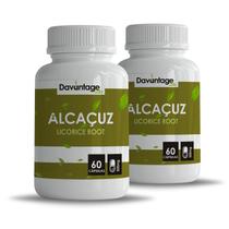 2 Potes Alcaçuz 500mg 100 Puro 120caps