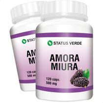 2 Potes Amora Pura Natural Kit 240 Cápsulas