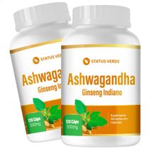 2 Potes Ashwagandha Pura Original Kit 240 Cáps