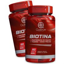 2 Potes Biotina Kit 120 Cáps - Quantum