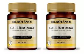 2 potes cafeina max (cafe verde+guarana+cafeina) 1500 mg 60 capsulas d