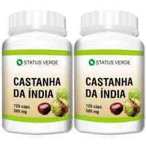 2 Potes Castanha da India em Cápsulas - Kit 240 Cáps