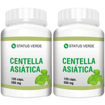 2 Potes Centella Asiatica 100% Pura - Kit 240 Cápsulas