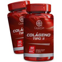 2 Potes Colágeno tipo 2 Kit 120 Cáps - Quantum