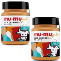 2 Potes de Doce de Leite Mu-Mu Gold 420g Mais Leite Menos Açúcar 2 Potes de Doce de Leite Mu-Mu Gold 420g Mais Leite Menos Açúcar