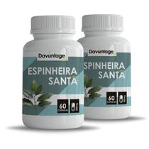 2 Potes de Espinheira 500mg 100 Natural 120 Cápsulas 2 Potes de Espinheira 500mg 100 Natural 120 Cápsulas