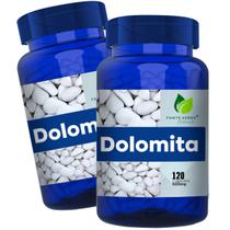 2 Potes Dolomita Kit 240 Cápsulas - Fonte Verde