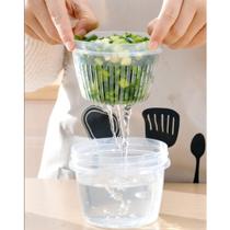 2 Potes Duplo Para Alimentos Com Dreno Para Temperos/frutas 2 Potes Duplo Para Alimentos Com Dreno Para Temperos/frutas