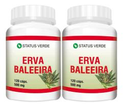 2 Potes Erva Baleeira Status Verde - 240 cápsulas de 500mg