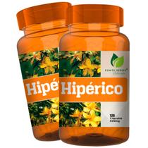 2 Potes Hipérico Kit 240 Cáps - Fonte Verde 2 Potes Hipérico Kit 240 Cáps - Fonte Verde