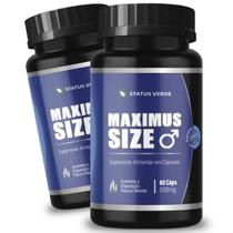 2 Potes Maximus Size Para Homem Kit 120 Cáps - Status Verde
