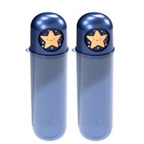 2 Potes Multiuso Estrela Espacial Infantil Estojo Escolar Pasta Escova e Objetos 2 Potes Multiuso Estrela Espacial Infantil Estojo Escolar Pasta Escova e Objetos