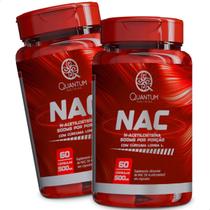 2 Potes NAC Pura Concentrada Kit 120 Cápsulas - Quantum