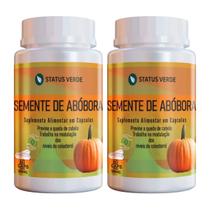 2 Potes Semente de Abóbora em Pó Natural 60 Cáps de 500mg 2 Potes Semente de Abóbora em Pó Natural 60 Cáps de 500mg