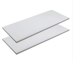 2 prateleiras branca 50x15 parede organização quarto sala escola decoração cozinha 2 prateleiras branca 50x15 parede organização quarto sala escola decoração cozinha